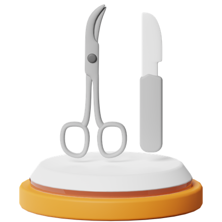 Surgery Tools  3D Icon