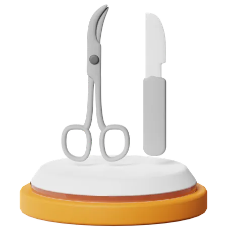 Surgery Tools  3D Icon