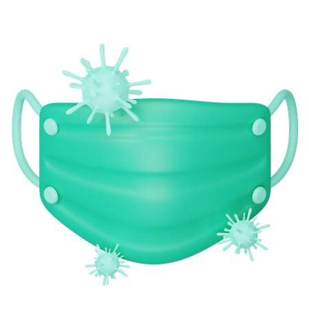Surgical Face Mask  3D Icon