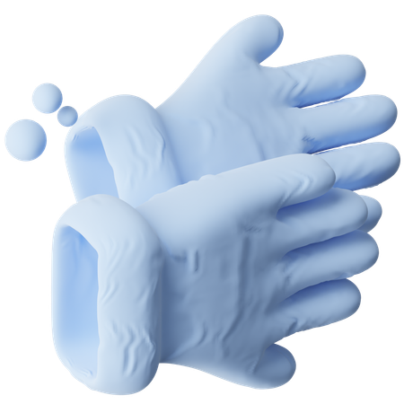 Surgical Gloves  3D Icon