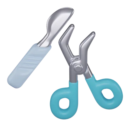 Surgical Instruments  3D Icon