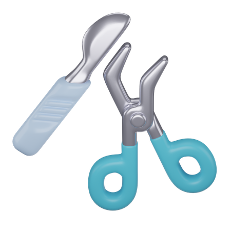 Surgical Instruments  3D Icon