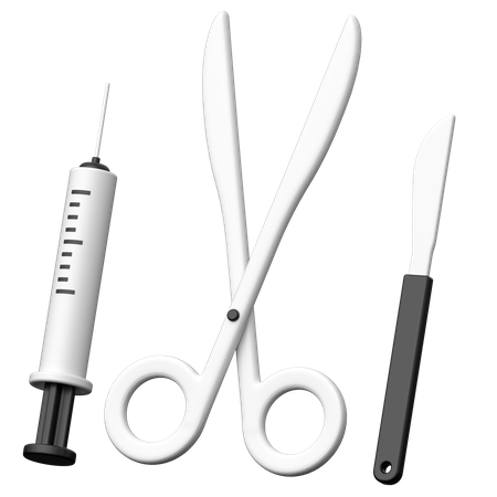 Surgical Instruments  3D Icon