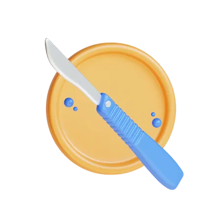 Surgical scalpel  3D Icon