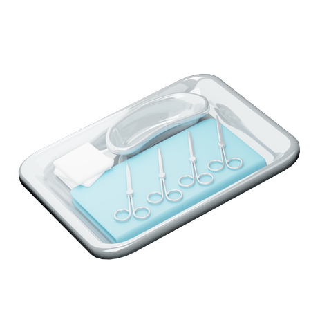 Surgical Tray  3D Icon