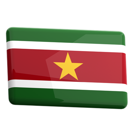 Surinam  3D Icon