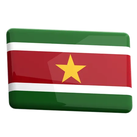 Surinam  3D Icon