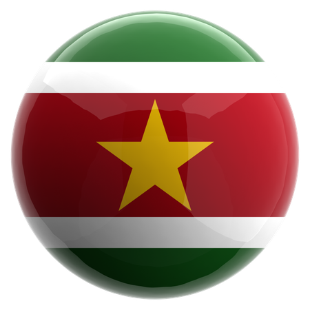 Surinam  3D Icon