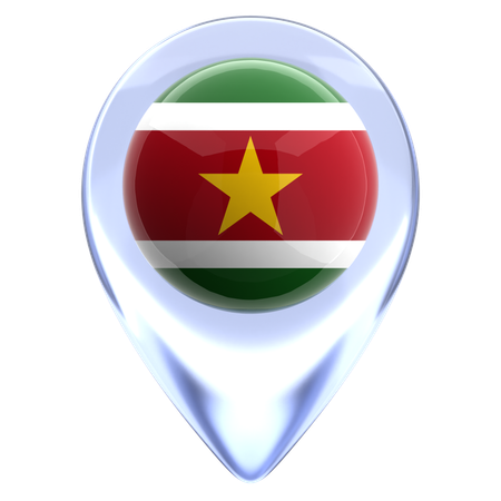 Surinam  3D Icon