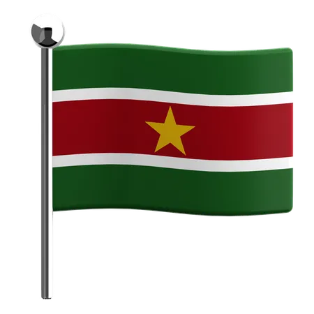 Surinam  3D Icon