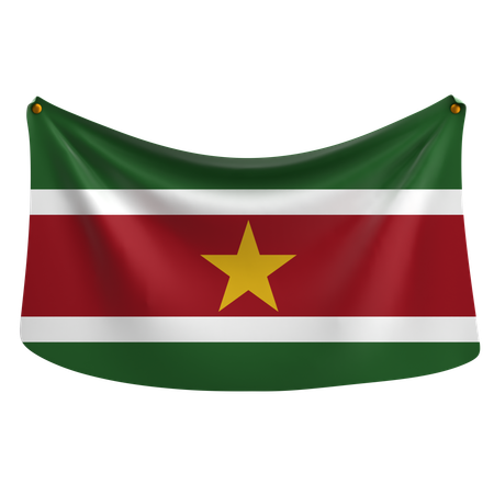 Surinam  3D Icon