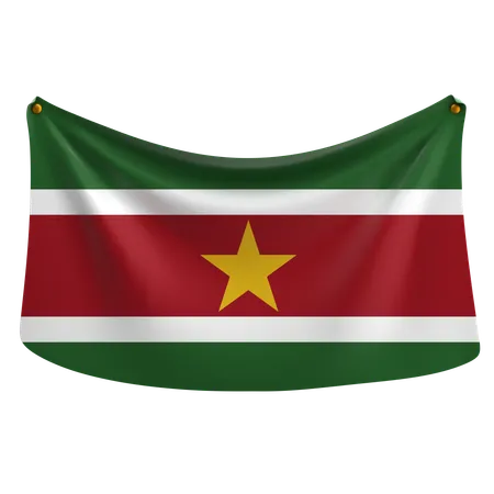 Surinam  3D Icon