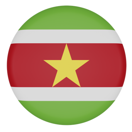 Surinam  3D Icon