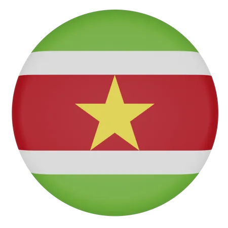 Surinam  3D Icon