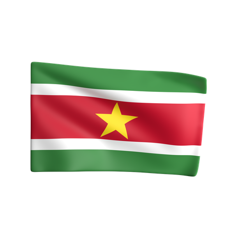 Surinam  3D Icon