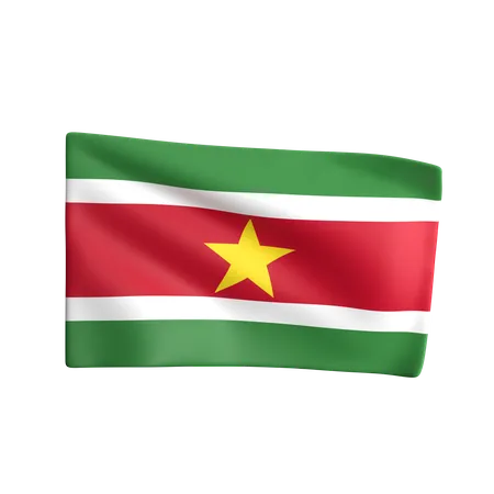 Surinam  3D Icon