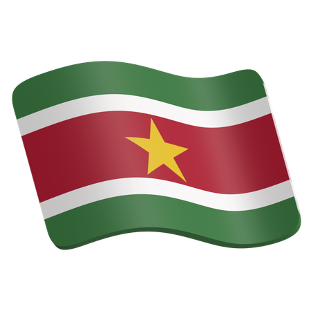 Surinam  3D Icon