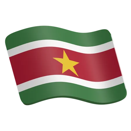 Surinam  3D Icon