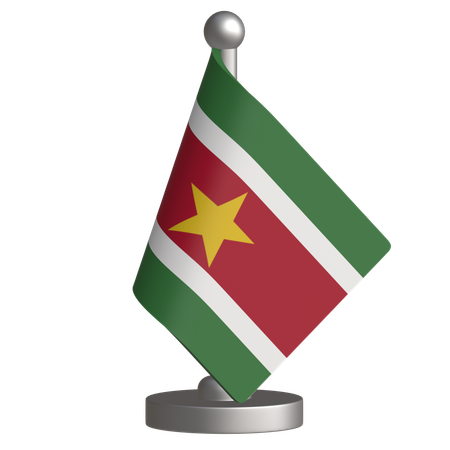 Surinam  3D Icon