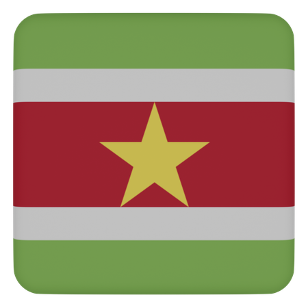 Surinam  3D Icon