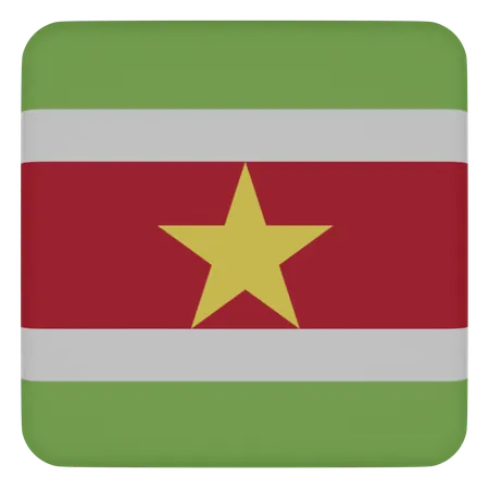 Surinam  3D Icon