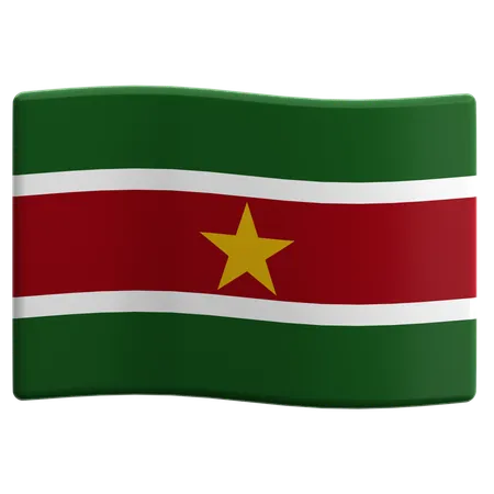 Surinam  3D Icon