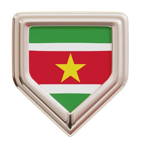 Suriname  3D Icon