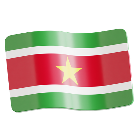 Suriname  3D Icon