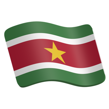 Suriname  3D Icon