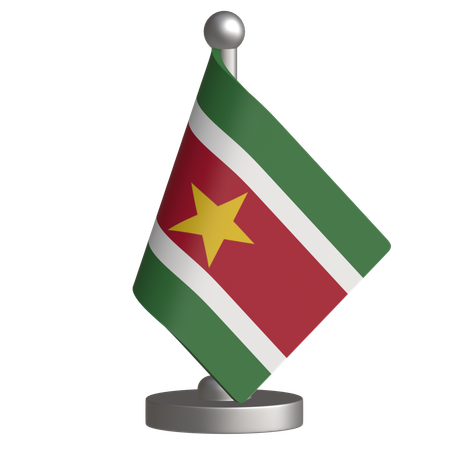 Suriname  3D Icon