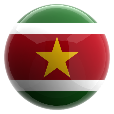 Suriname  3D Icon