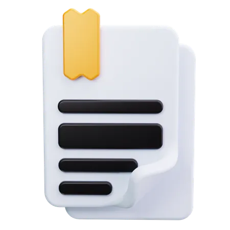 Souligner  3D Icon