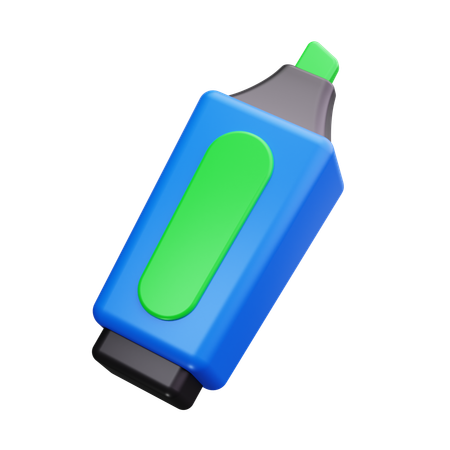 Surligneur  3D Icon