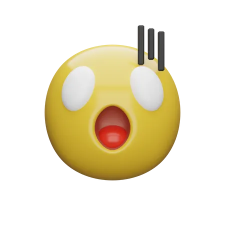 Emoji surpris  3D Emoji