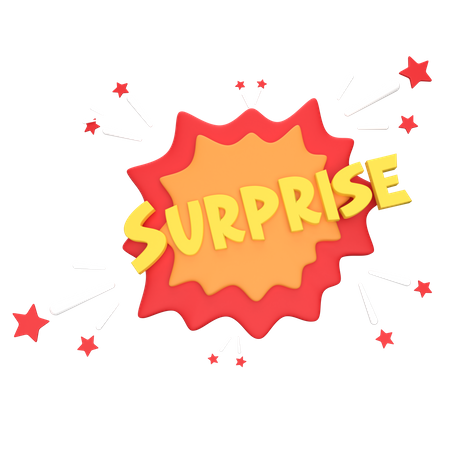 Surprise  3D Icon