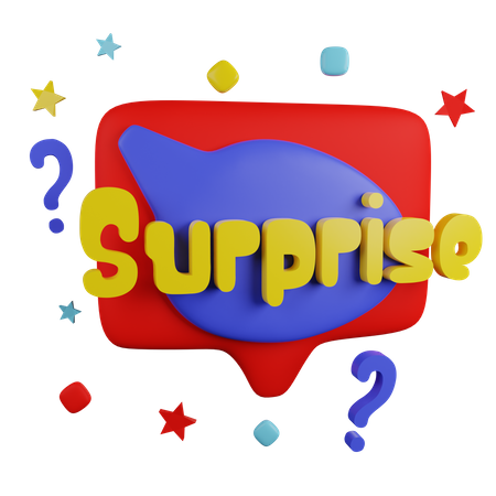 Surprise  3D Icon