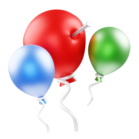 Surprise Balloon  3D Icon