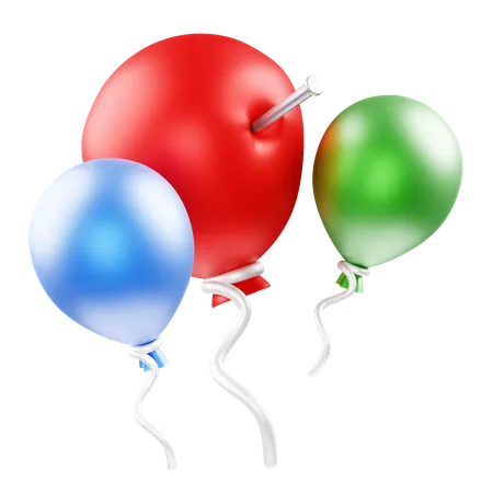 Surprise Balloon  3D Icon