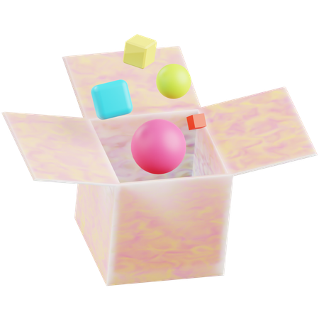 Surprise Box  3D Icon