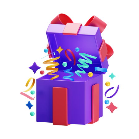 Surprise box  3D Icon