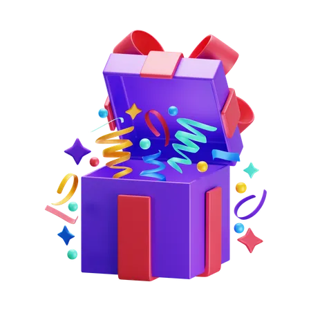 Surprise box  3D Icon
