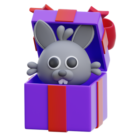 깜짝 토끼 부활절  3D Icon