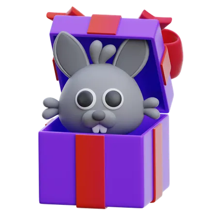 깜짝 토끼 부활절  3D Icon