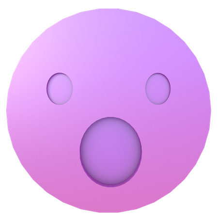 Surprise Emoji  3D Illustration