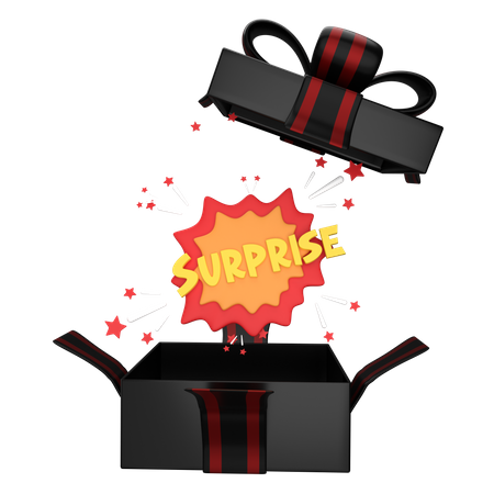 Surprise Gift  3D Sticker