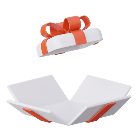 3d open gift box surprise give as a gift during special festival 14312877  PNG