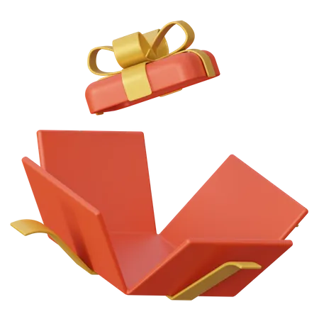 3 D Illustration Of Gift Box Surprises 3D Icon