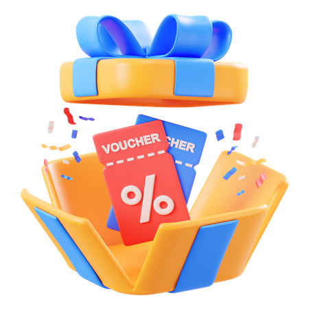 Surprise Voucher  3D Icon