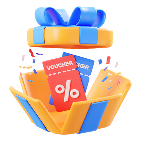 Surprise Voucher  3D Icon
