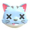 dead cat 3d logo